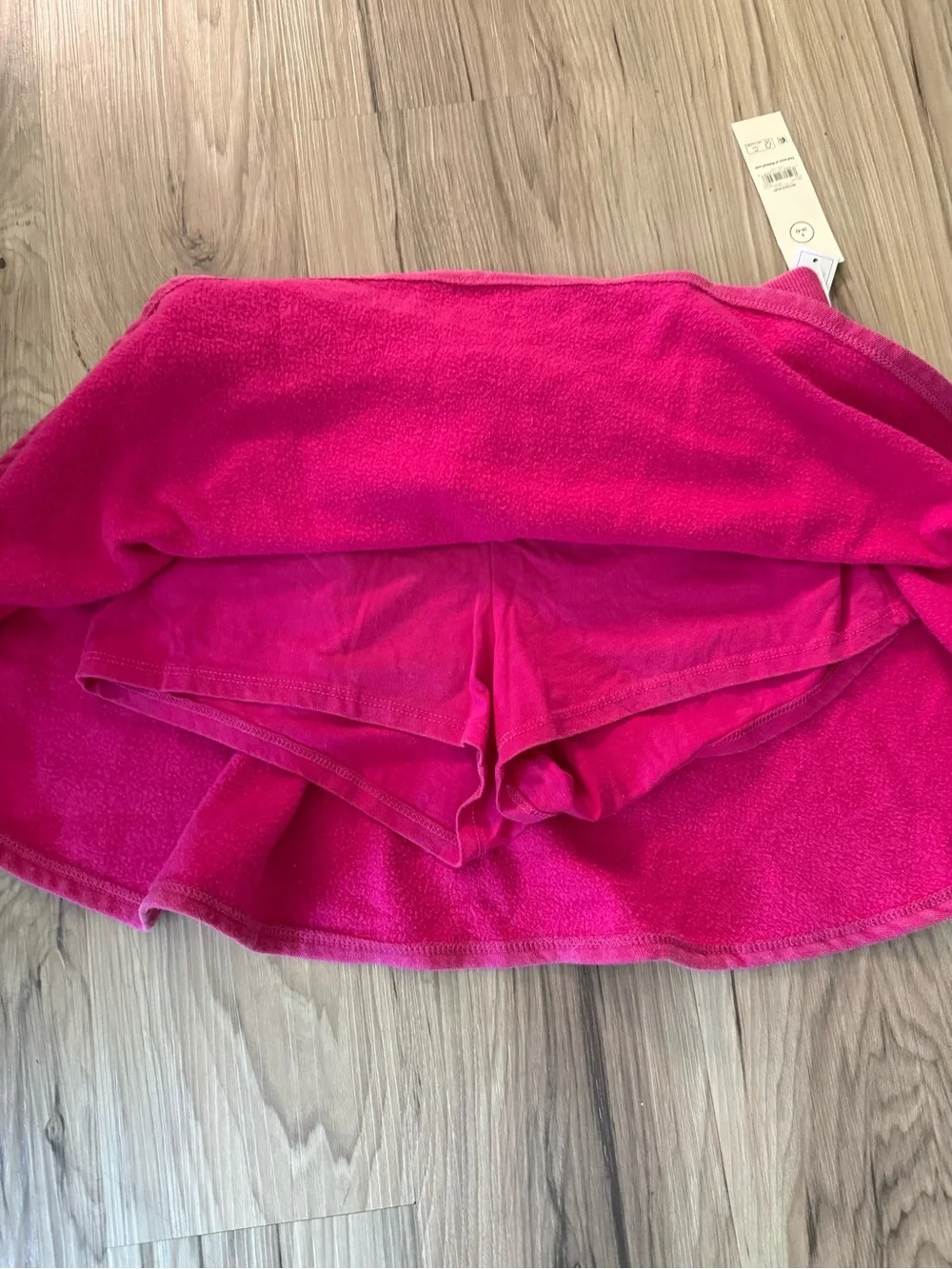 No Boundaries Washed Fleece Pullover Hoodie Set with Matching Skater Skort NWT S